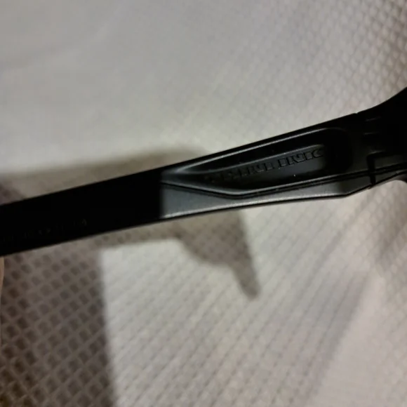 Oakley Men's Black Sunglasses with Blue-Green Mirrored Lenses - Picture 3 of 4